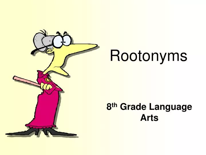 rootonyms