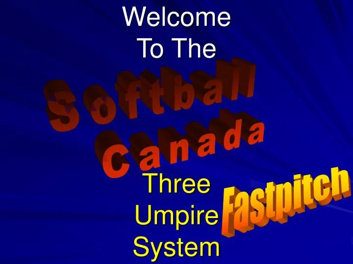 welcome to the three umpire system