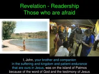 Revelation - Readership Those who are afraid