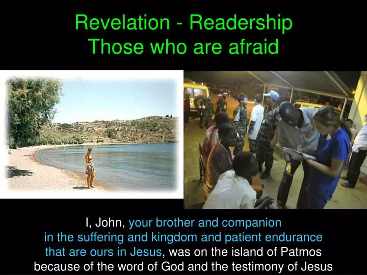 revelation readership those who are afraid
