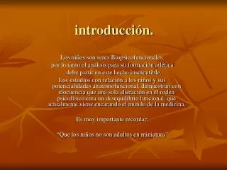 introducci n