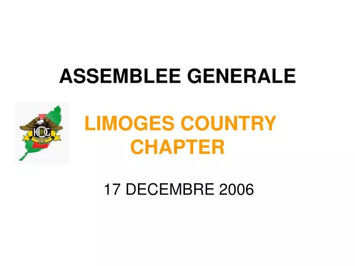 assemblee generale limoges country chapter