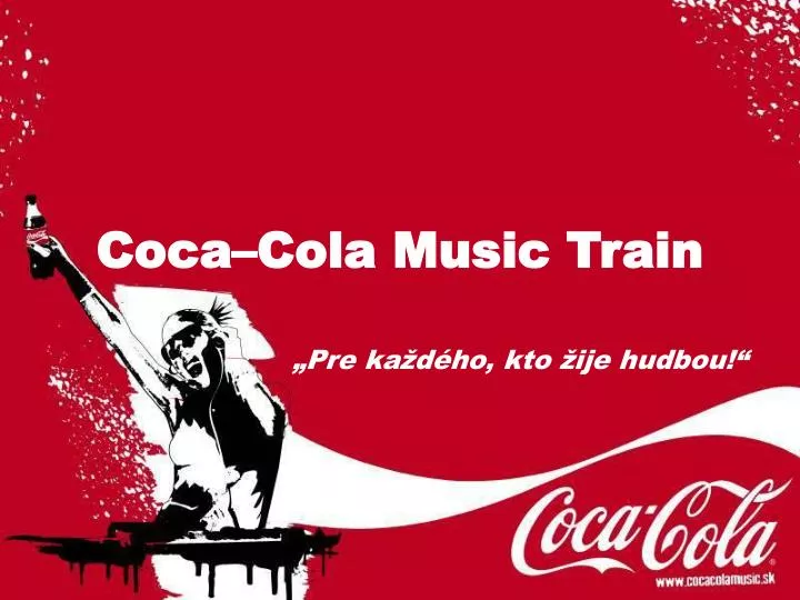 coca cola music train