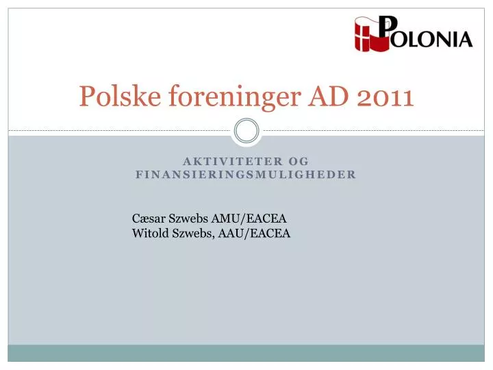 polske foreninger ad 2011