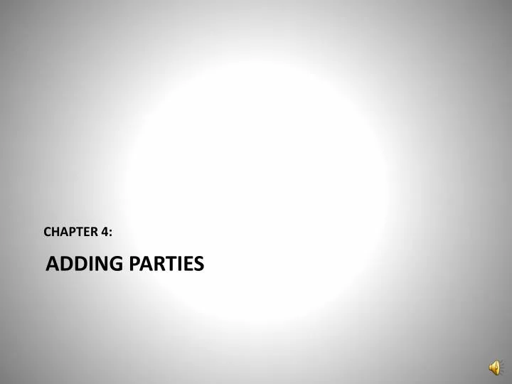 adding parties