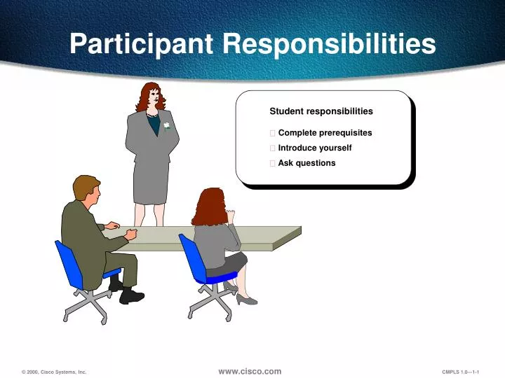 participant responsibilities