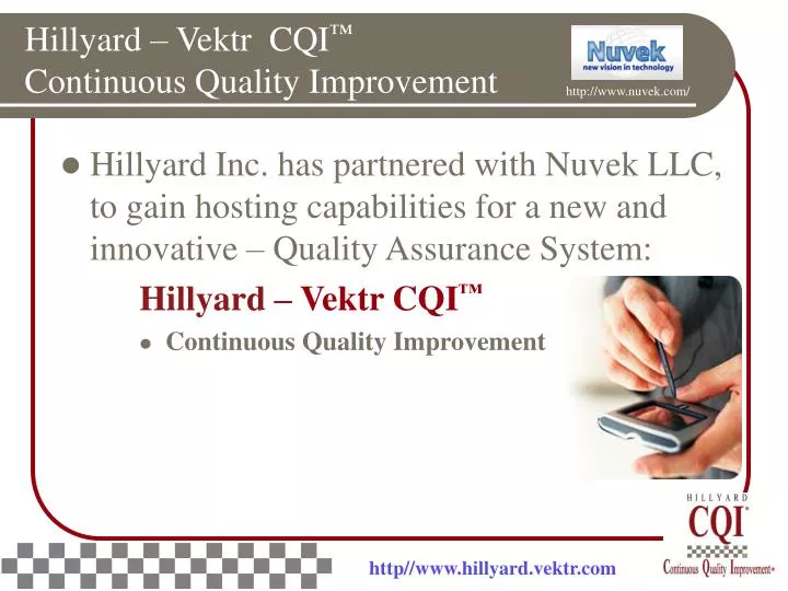 hillyard vektr cqi continuous quality improvement