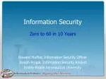 Information Security - slide 1
