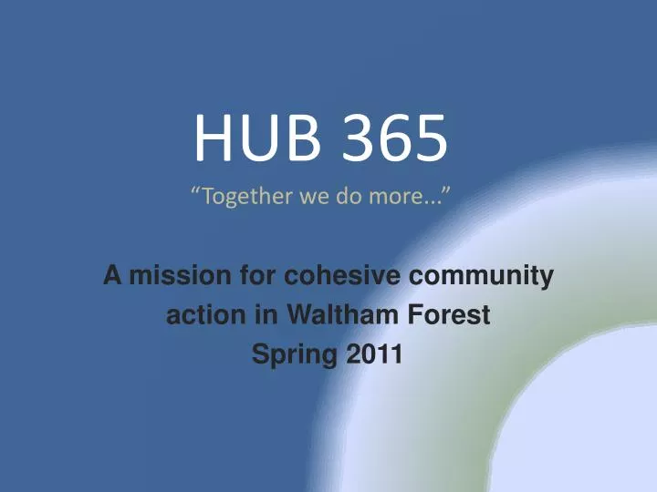 hub 365 together we do more