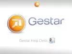 Gestar Help Desk - slide 1