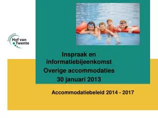 accommodatiebeleid 2014 2017