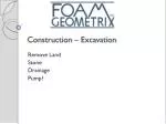 Construction – Excavation - slide 1