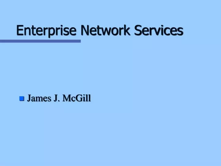 enterprise network services