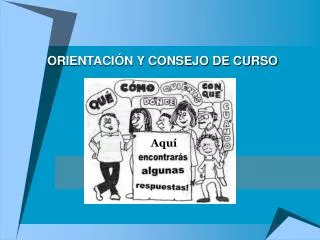 orientaci n y consejo de curso