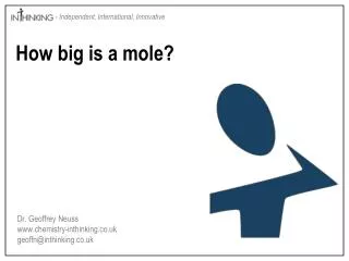 How big is a mole?