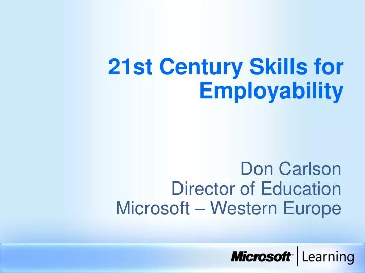 21st century skills for employability