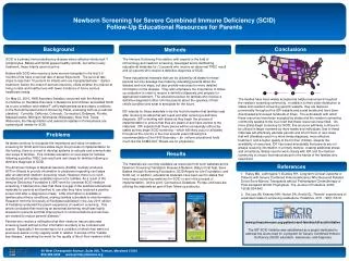 Newborn Screening for Severe Combined Immune Deficiency (SCID)