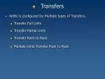 Transfers - slide 1