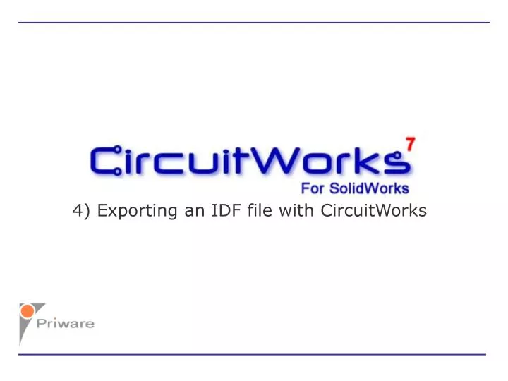 4 exporting an idf file with circuitworks