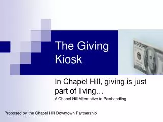 The Giving Kiosk