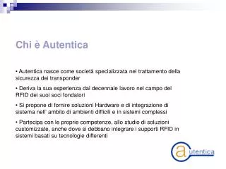 chi autentica