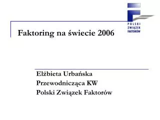 faktoring na wiecie 2006