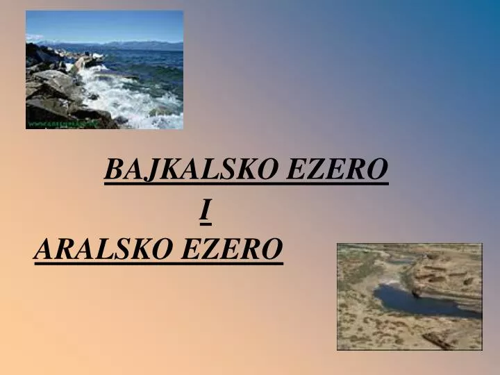 bajkalsko ezero