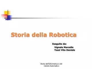 storia della robotica