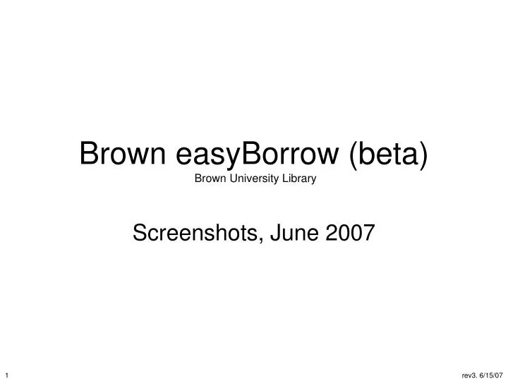 brown easyborrow beta brown university library