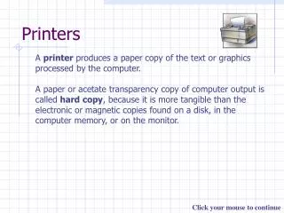 Printers