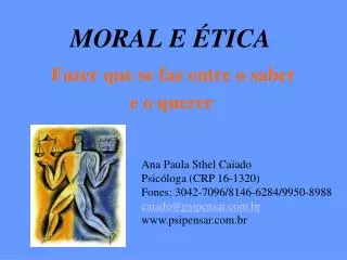 moral e tica