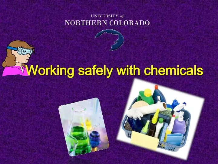 working safely with chemicals