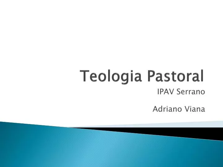 teologia pastoral