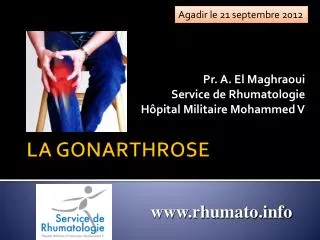 pr a el maghraoui service de rhumatologie h pital militaire mohammed v