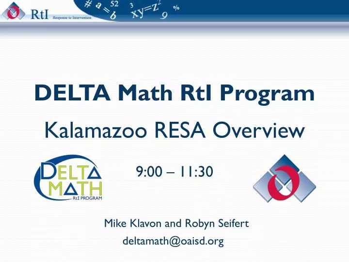 delta math rti program kalamazoo resa overview 9 00 11 30