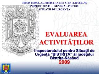 evaluarea activit ilor