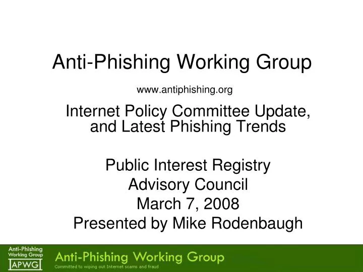 anti phishing working group www antiphishing org