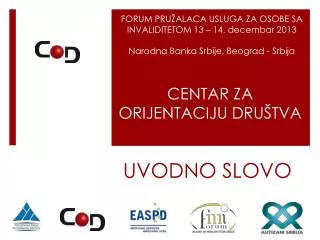 uvodno slovo