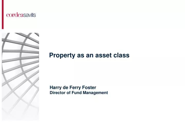 property as an asset class