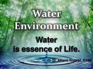 Water Environment