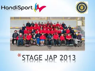 stage jap 2013