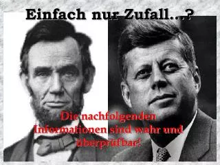 einfach nur zufall
