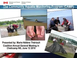 The Community Aquatic Monitoring Program (CAMP)