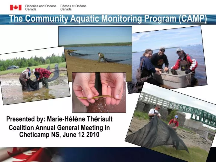 the community aquatic monitoring program camp