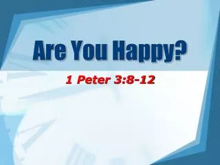 Are You Happy?