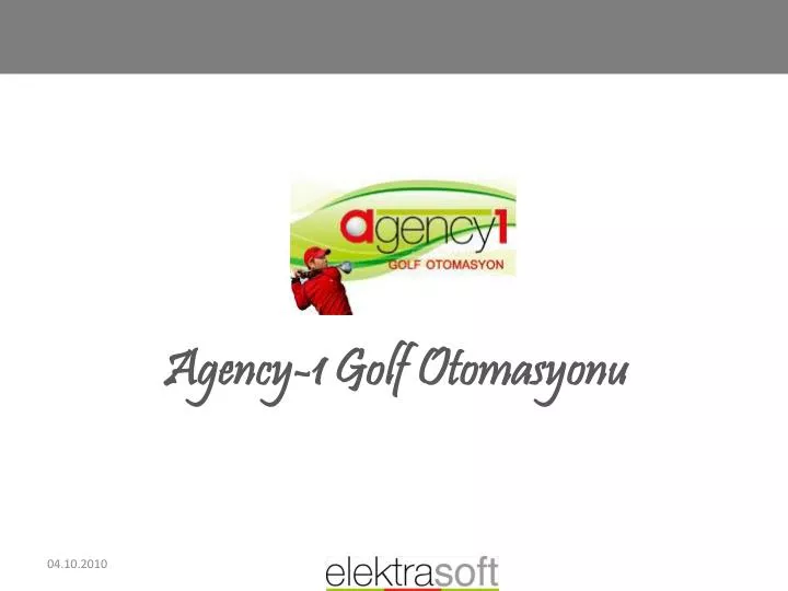agency 1 golf otomasyonu