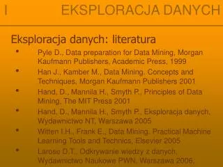 i eksploracja danych