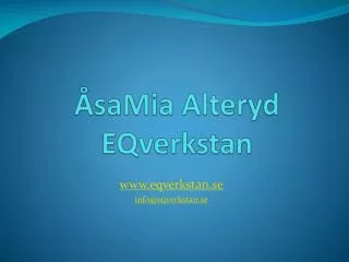 samia alteryd eqverkstan