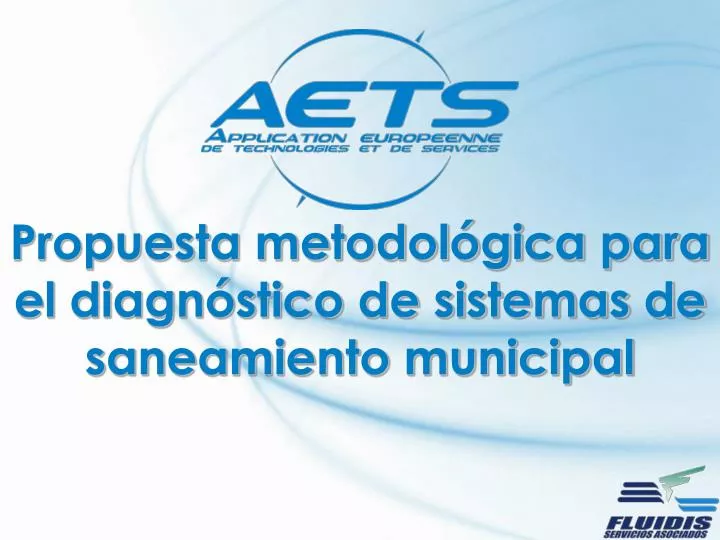 propuesta metodol gica para el diagn stico de sistemas de saneamiento municipal