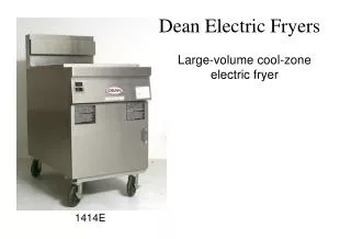 Dean Electric Fryers